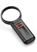 GX Optical Opticron 57572 Illuminated Bifocal Hand Magnifier, 75mm Diameter, 2X/4X Magnifications (a built-in mini-lens with a bigger magnification), Basic Quality, Hard plastic lens, frame and handle