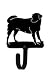 Monazite WH-105-XS Dog Wall Hook Ex Sm Powder Metal Coated