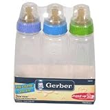 Gerber Nurser Clear View Reusable Feeding Bottle -... by Gerber Feeding Bottles and Nipples