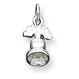 Sterling Silver Liberty Bell Charm
