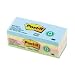  : 3M Post-it(R) Recycled Paper Notes, 1 1/2in. x 2in., Assorted Pastel Colors, Pack Of 12