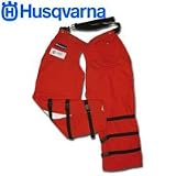 Husqvarna 531309568 Pro Wrap Chain Saw Protective Chaps, Waist Size 36-38, Orange
