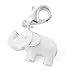 Charms Anh�nger f�r Bettelarmband Elefant wei�