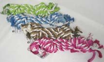 Heavy 4 Rope Double Knot Dog Toy, 15″ Assorted