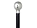 Walking Stick / Cane with Car Gear Shift Handle, Nickel-Plated (Made in Italy)
