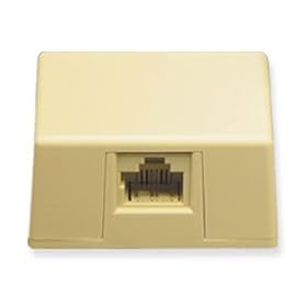 SURFACE MOUNT JACK, KEYED/8P4C