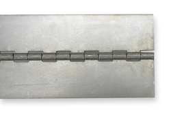 Battalion 2ZGA9 Hardware - screws not included - Hinge, Continuous, Plain, Aluminum, 48X4