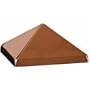 4x4 Polished Copper Post Point [CAPITOL CITY LUMBER]