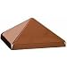 4x4 Polished Copper Post Point [CAPITOL CITY LUMBER]