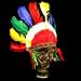 Large Indian Headdress Costume With Colorful Feathers, Costume Hats And More