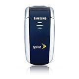 Samsung SPH A560 - Cellular phone - CDMA2000 1X / AMPS - folder (flip) - blue, silver - Sprint Nextel