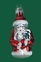 Santa Small 2 1/2" Ornament - set of 12