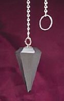 Hematite Crystal Pendulum Faceted Reiki Charged from Brazil