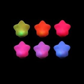 Lumi�re d'Ambiance � LED qui change de couleur - Lampe Veilleuse - �toile Multicolore