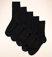 5 Pairs of Freshfeet Cotton Rich School Socks