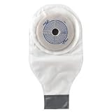 ActiveLife Drainable 12" Pouch with Cut-to-Fit Stomahesive Skin Barrier & Tape Collar - Fits 3/4" to 2 1/2" Stoma - Transparent - 10/Box