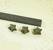 Origami Stars Papers Package - Glitter (Gray)