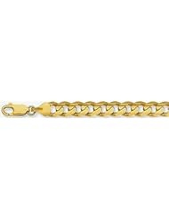 8.5mm Concave Curb Chain 30"