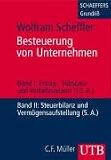 Besteuerung von Unternehmen: Bd. 1: Ertrag-, Substanz- und Verkehrssteuern (10. A.) / Bd. 2: Steuerbilanz und Vermögensaufstellung (5. A.): 2 Bde.
