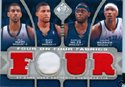 2009 SP Game Used Authentic O.J. Mayo, Rudy Gay, Darius Miles, Hakim Warrick, Antonio Daniels, Morris Peterson, Peja Stojakovic & Tyson Chandler 8 Game-Worn Jersey Card