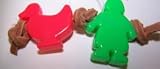 AC 107H Farm Animal 4in x 1in Hand Held Bird Toy