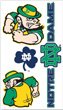 Notre Dame Fighting Irish Temporary Tattoos