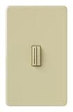 Lutron AB-600HW-IV Abella 600W Single Pole-Multi-location Dimmer, Ivory