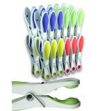 from HANGERWORLD PACK OF 60 DELUXE EXTRA STRONG SOFT GRIP CLOTHES PEGS FOR WASHING LINES