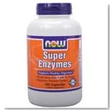 Super Enzymes Caps 180 Caps (Dr. Recommended Formula) - NOW Foods