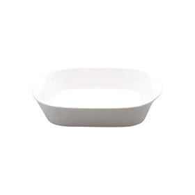 Kitchen Craft White Porcelain Serving Dish - Large- 25.5cm x 23.8cm x 5cm