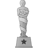 Movie Time - Hollywood Party Oscar Trophy