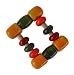 "Kit Kit Rattle" Baby Rattle Organic Wood Toy Fair Trade Hand Made NEW !