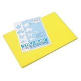 Riverside Paper Tru-Ray(R) Construction Paper, 12in. x 18in., Yellow