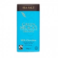 Green & Blacks Milk Sea Salt Chocolate 100 g (order 15 for trade outer)