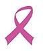 Breast Cancer Awareness Ladies Shirt - Pink Ribbon - Small Print Vee Tee - Black