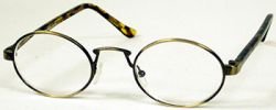 Best Price Oval Antique Gold, 1.00 Strength, by American Reading Glasses