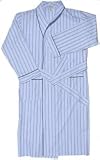 Bedhead Men's Navy Pinstripe Egytian Cotton Robe