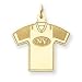 14K New York Jets Lrg Jersey Ny/Jets Logo Pendant - NF1408