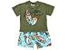 Flap Happy Kids 2 PC Set - Wacky Surfboards Tee, Surf Trunks (Toddler/Little Kids/Big...
