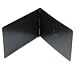 PressGuard Report Cover with 2-Piece Fastener, 8-1/2x14, Black ESS71606