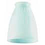 Pleated Glass Shade, FROST PLEAT GLASS SHADE