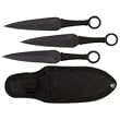 Maxam 3pc 6-1/2 in Throwing Knives in Nylon Sheath