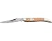 German Eye Knives TPY Carbon Steel Texas Toothpick Pocket Knife with Yellow Celluloid Handles