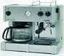 Briel ED171ATB Space Saver Multi-Pro One Group Thermo Block Espresso Machine with Built-In 10-Cup Drip Coffeemaker, Steel/Silver