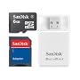 SanDisk 6GB Micro SDHC Card + Adaptor & USB Reader