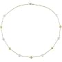 14k Gold FW Pearl and Multi-gemstone Necklace (5.5-6 mm)