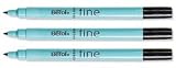 Berol Colour Fine Pen with Washable Ink 0.6mm Line Black Ref S0376300 [Wallet 12]