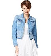 Indigo Collection Pure Cotton Washed Look Denim Jacket