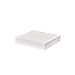 WELLAND Chicago Floating Wall Shelves, 10-inch, Set of 3, White