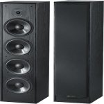 New Practical 6.5 Inch 2 Way 200 Watt Tower Speaker 3/4 Inch Soft Dome Tweeter Passive Radiators